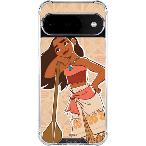 Disney Princess Moana Portrait Google Pixel 10 Clear Case